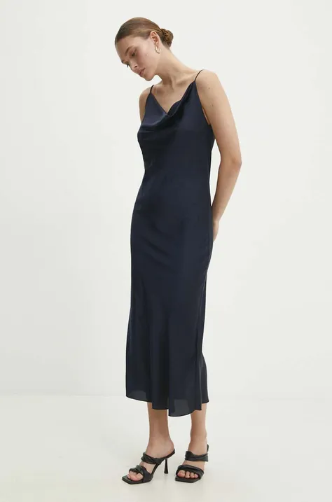 Сукня Answear Lab колір синій maxi пряма