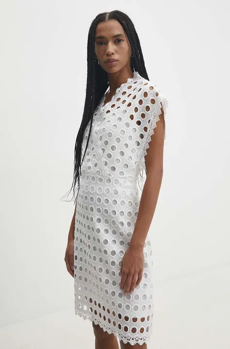 Платье Answear Lab цвет белый mini прямая