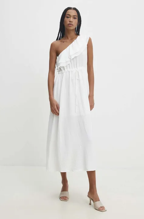 Φόρεμα Answear Lab χρώμα: άσπρο