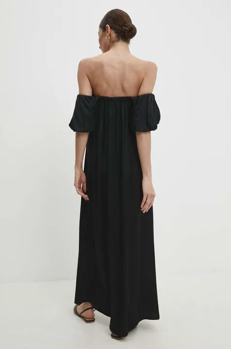 Платье Answear Lab цвет чёрный mini расклешённая
