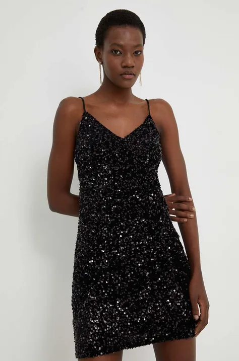 Φόρεμα Answear Lab χρώμα: μαύρο