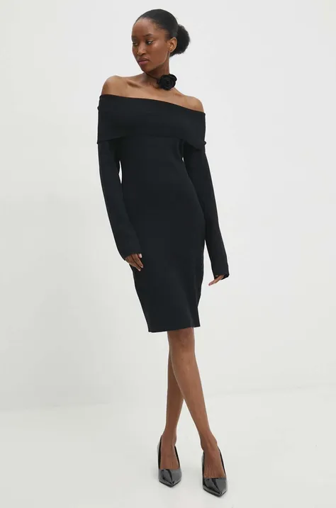 Сукня Answear Lab колір чорний mini пряма