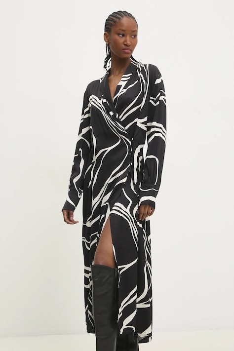 Answear.LAB ruha fekete, midi, oversize