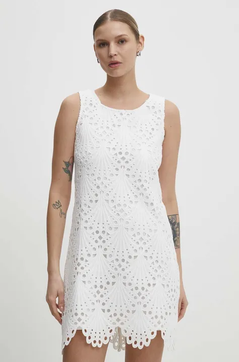 Сукня Answear Lab колір білий mini пряма