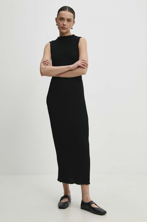 Answear Lab rochie culoarea negru, maxi, mulată