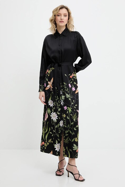 Answear Lab rochie culoarea bej, maxi, drept