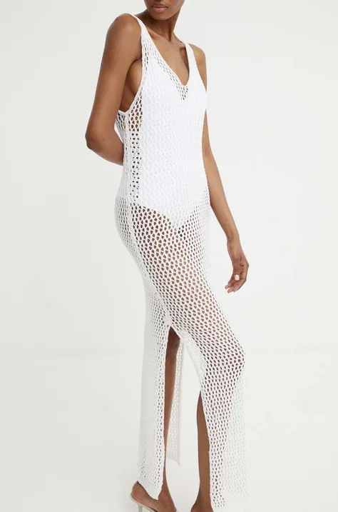 Сукня Answear Lab колір білий maxi пряма