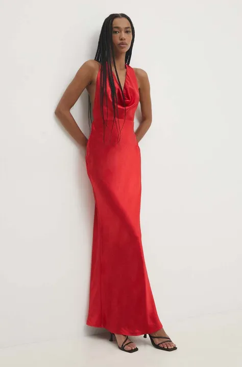 Платье Answear Lab цвет красный maxi прямая