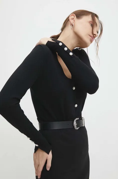 Answear Lab pulóver fekete, női, könnyű