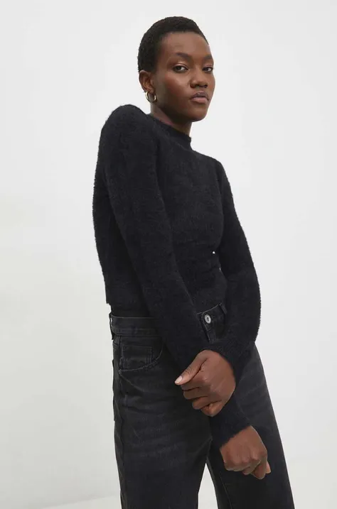 Pulover Answear Lab za žene, boja: crna