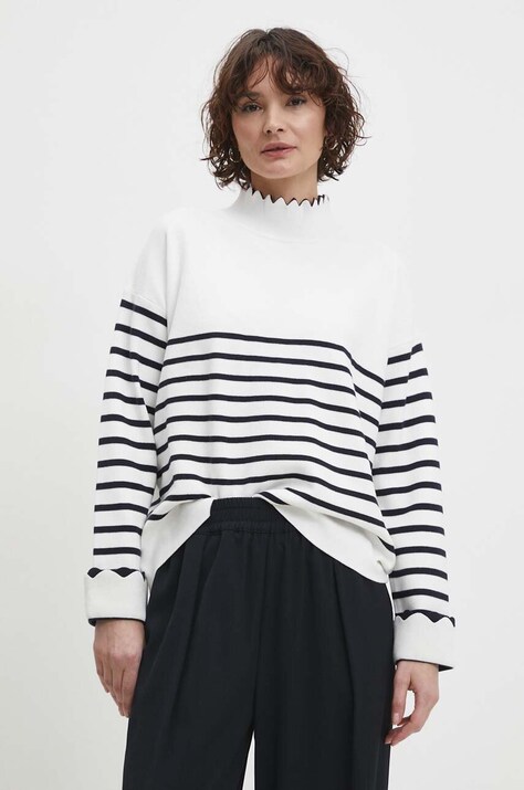 Answear Lab maglione donna colore bianco
