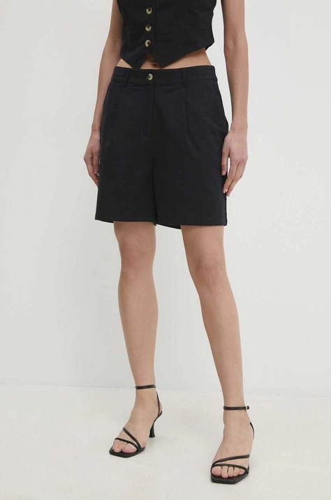 Answear Lab pantaloncini in cotone colore nero