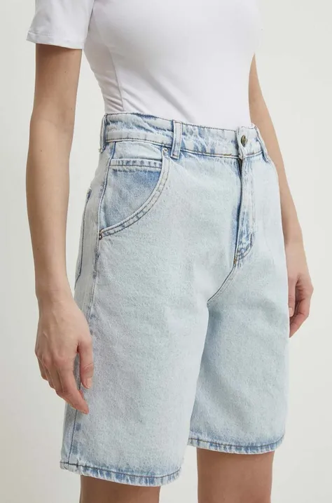 Answear Lab pantaloncini di jeans donna colore blu