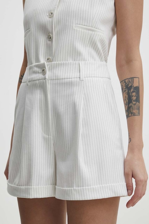 Answear Lab pantaloncini donna colore bianco