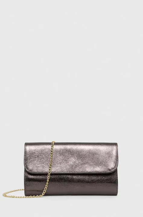 Кожаная сумочка Answear Lab цвет серебрянный