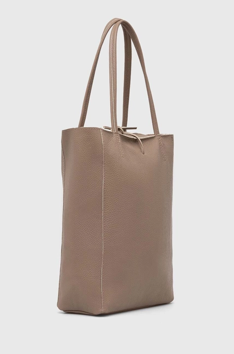 Answear Lab borsa a mano in pelle colore beige