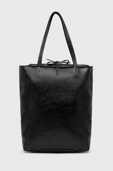 Kožna torba Answear Lab boja: crna