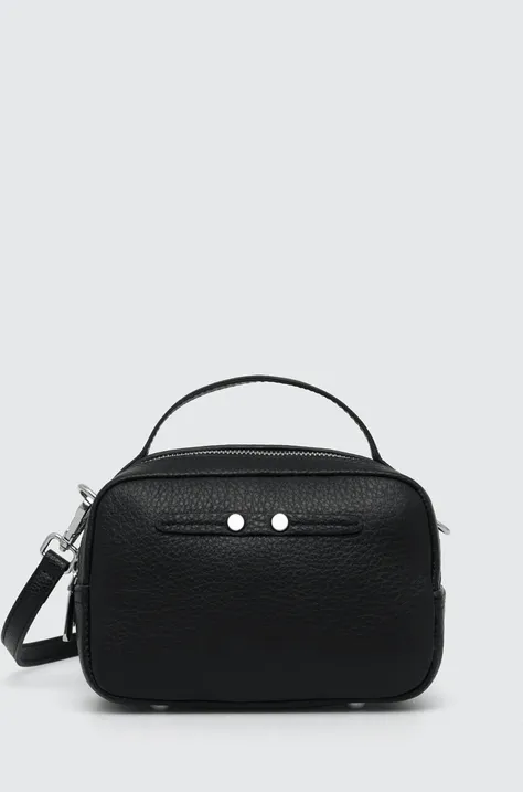 Кожаная сумочка Answear Lab цвет чёрный