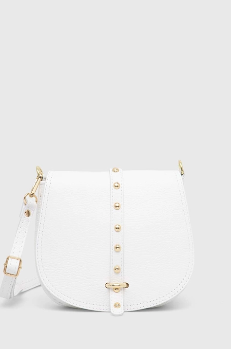 Answear Lab borsa a mano in pelle colore bianco