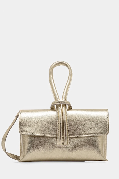 Шкіряна сумочка Answear Lab колір золотий
