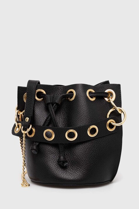 Шкіряна сумочка Answear.LAB колір чорний