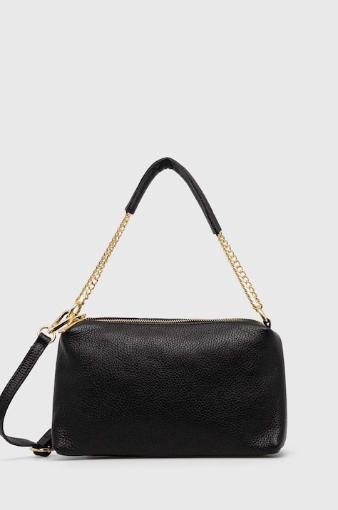 Δερμάτινη τσάντα Answear.LAB χρώμα: μαύρο