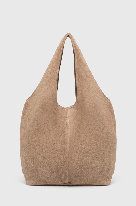 Semišová kabelka Answear.LAB béžová barva