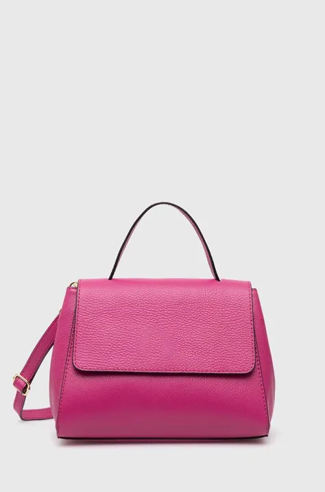 Кожаная сумочка Answear Lab цвет розовый