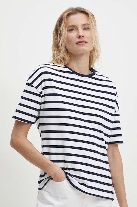 Answear Lab tricou din bumbac femei, culoarea negru