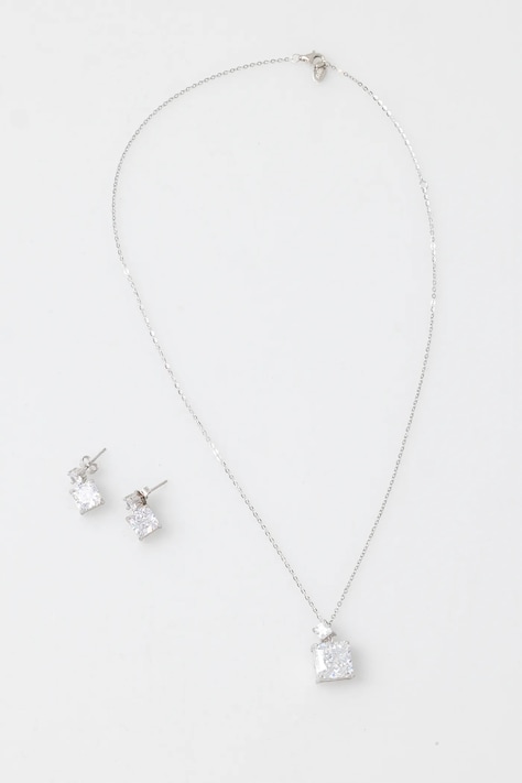 Сребърно колие и обици Answear.LAB