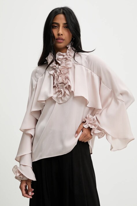 Блуза Answear.LAB дамска в бяло с изчистен дизайн