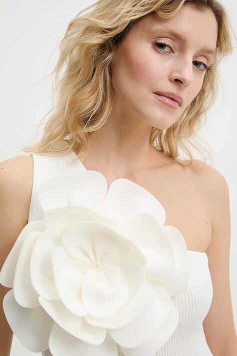 Answear Lab bluza femei, culoarea alb, cu imprimeu