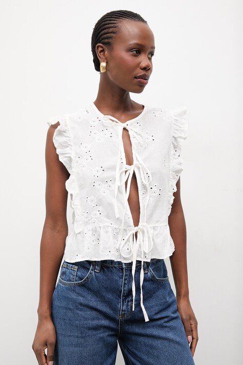 Answear.LAB pamut ing fehér, regular