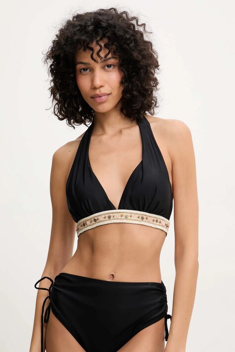 Answear Lab sutien de baie culoarea negru, cupa usor rigidizata