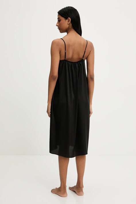 Answear Lab camasa de noapte femei, culoarea negru, dantela