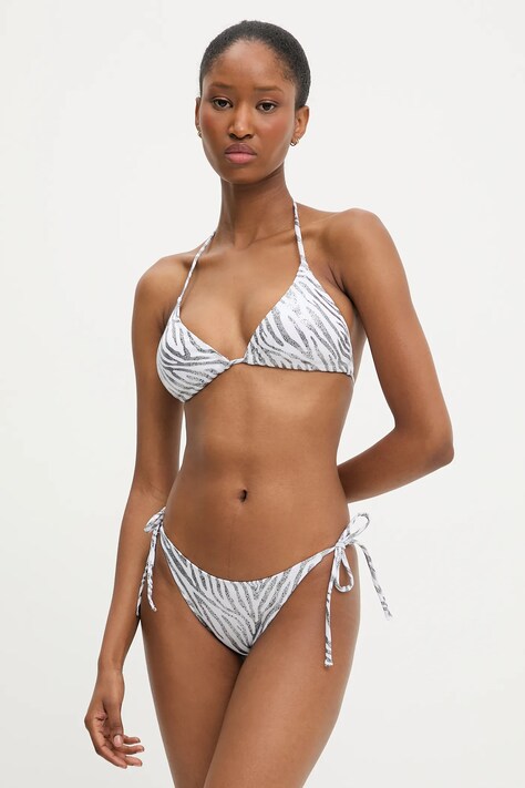 Answear Lab costum de baie din două piese culoarea alb, cupa usor rigidizata