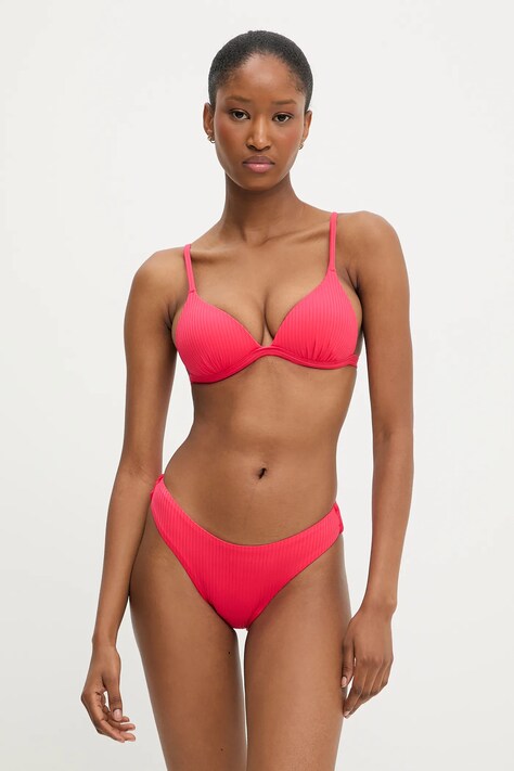 Answear Lab costum de baie din două piese culoarea roz, cupa rigidizata