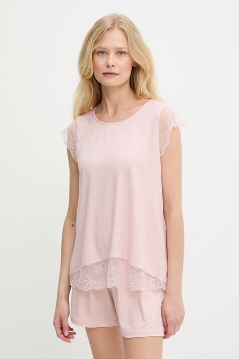 Answear Lab pijama culoarea roz