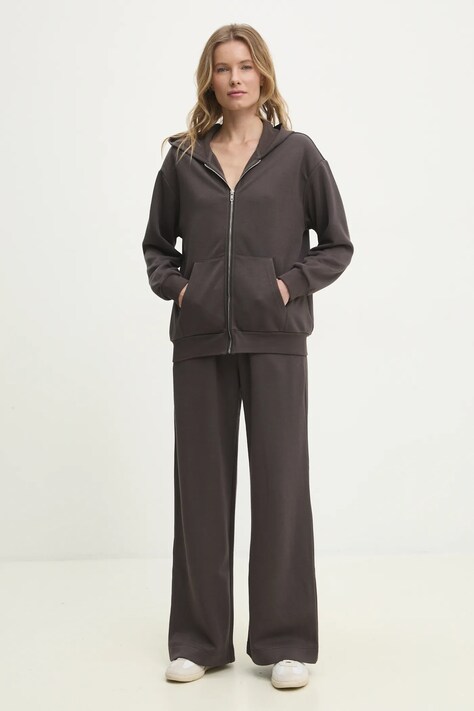 Tepláková souprava Answear.LAB hnědá barva