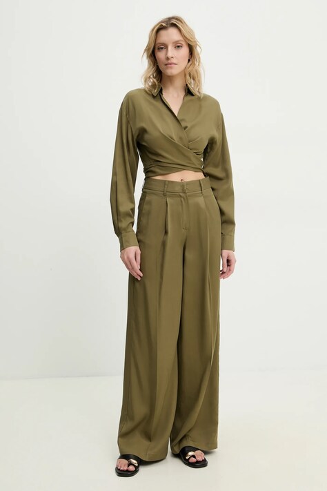 Answear Lab compleu femei, culoarea verde