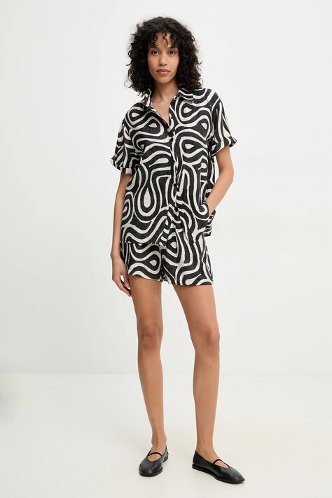 Answear Lab compleu femei, culoarea negru
