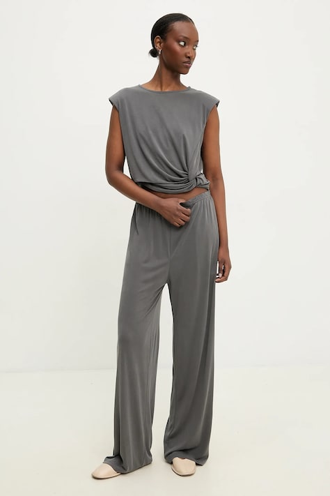 Halenka a kalhoty Answear.LAB šedá barva