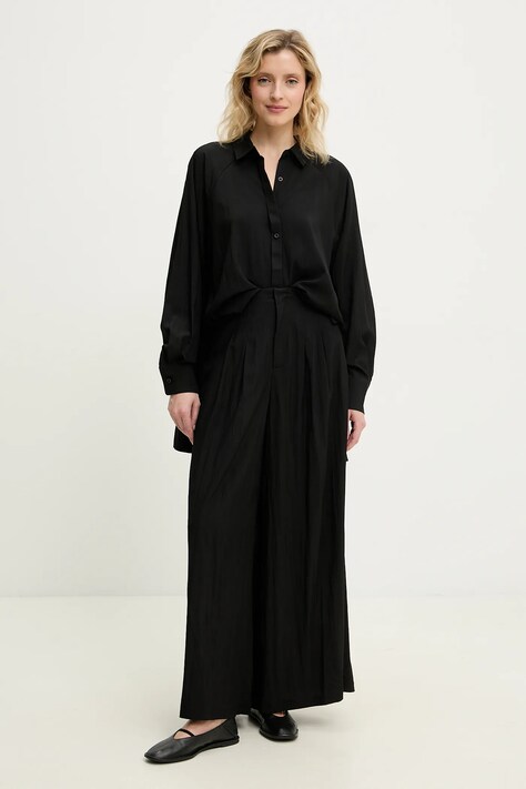 Answear Lab compleu femei, culoarea negru