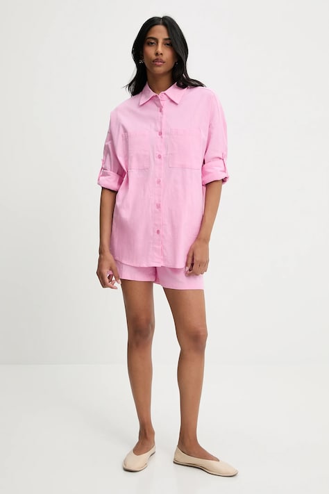 Košile a šortky Answear.LAB dámská, růžová barva