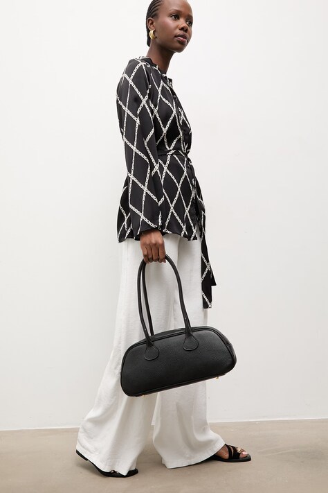 Answear.LAB koszula damska kolor czarny regular