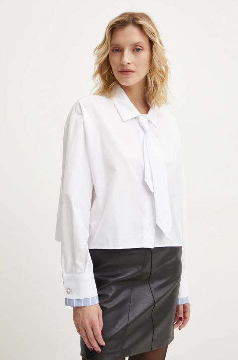 Answear Lab camicia donna colore bianco