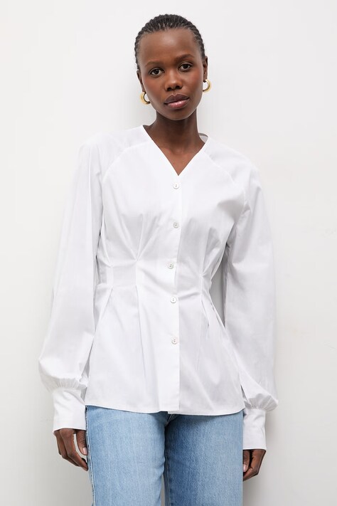 Πουκάμισο Answear.LAB χρώμα: άσπρο