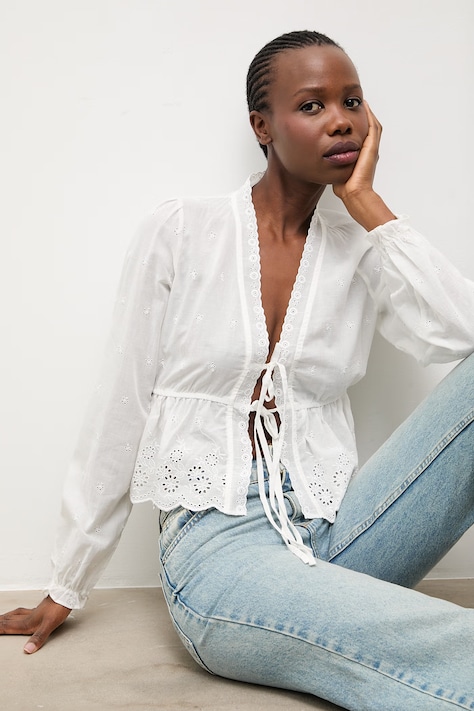 Βαμβακερό πουκάμισο Answear.LAB χρώμα: μπεζ