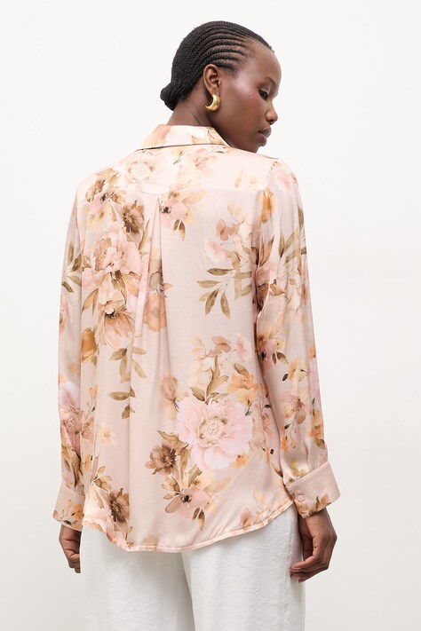 Košile Answear.LAB dámská, růžová barva, regular, s klasickým límcem