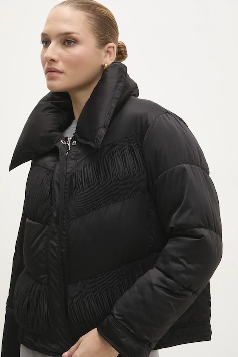 Answear Lab geaca femei, culoarea negru, de iarna